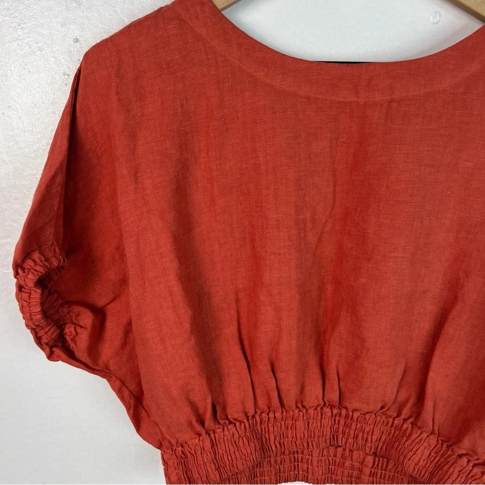 Faherty Cala Linen Top - Picture 4 of 9